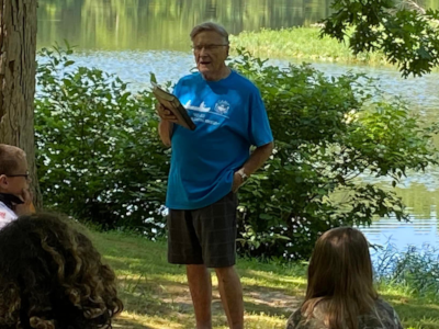 David McNabb teaching at Camp Carew