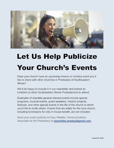 Sharing Church News